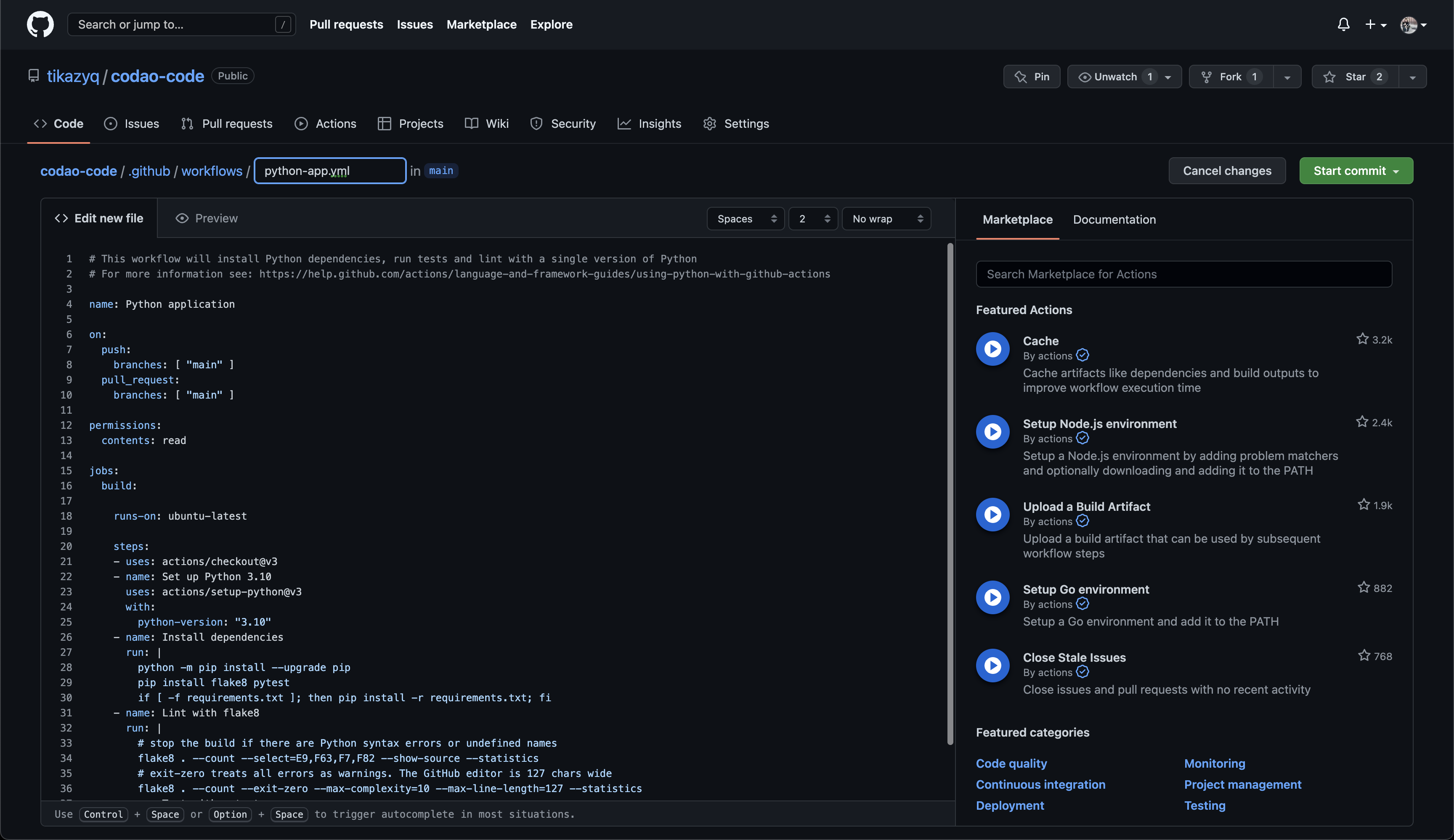 Create Workflow