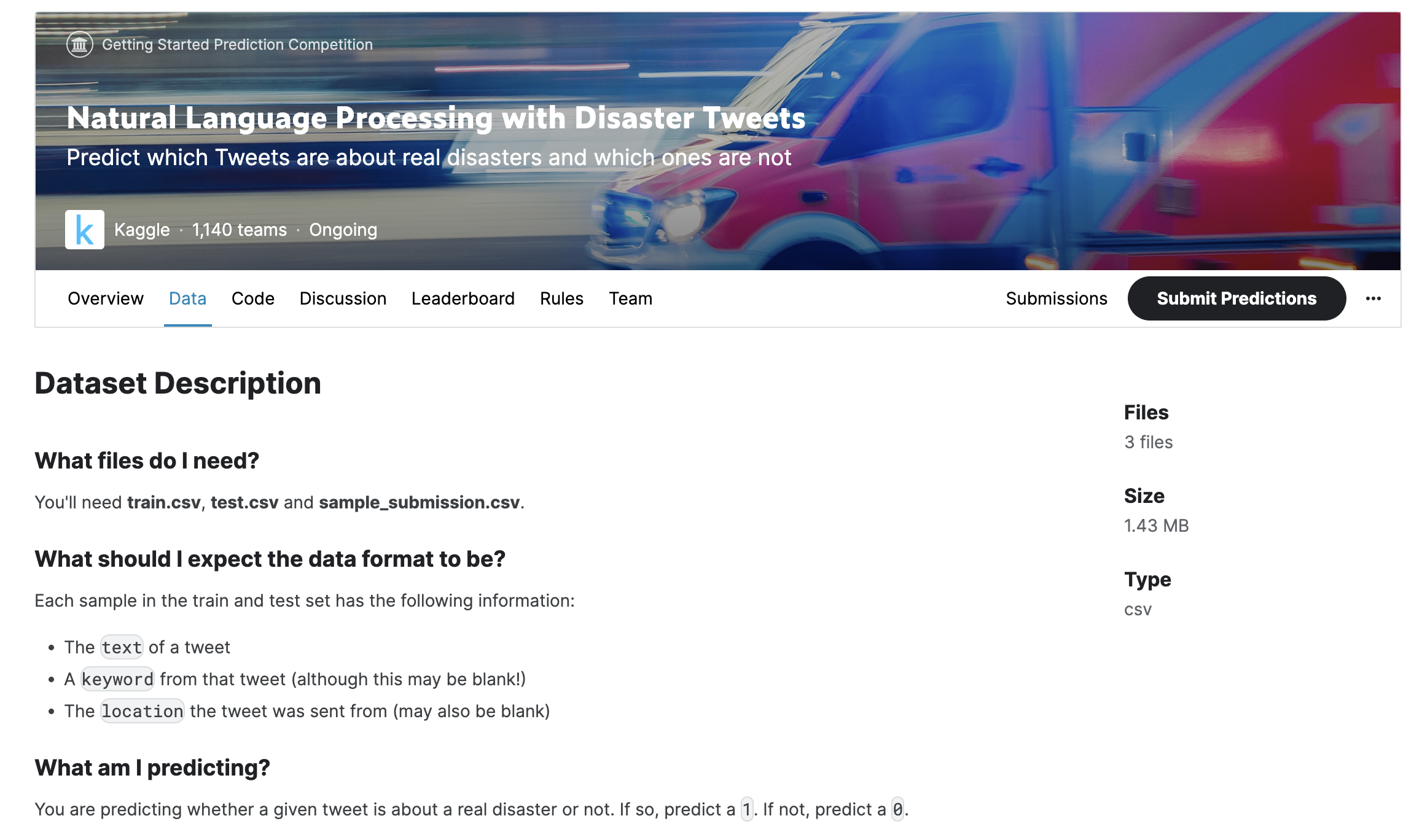 Kaggle Competition
